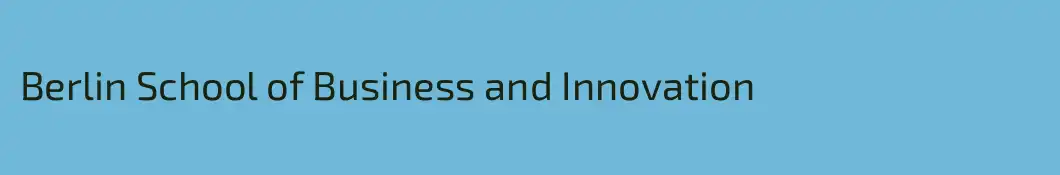 Berlin School of Business and Innovation